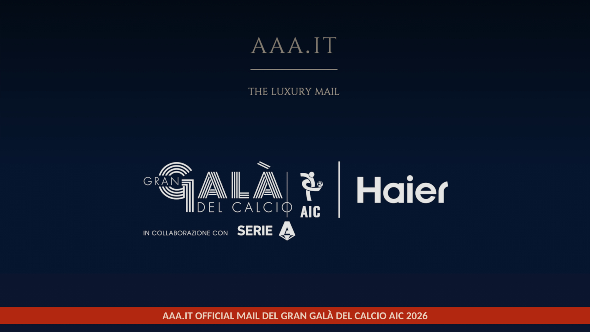 Aaa.it Official Mail del Gran Galà del Calcio AIC 2026