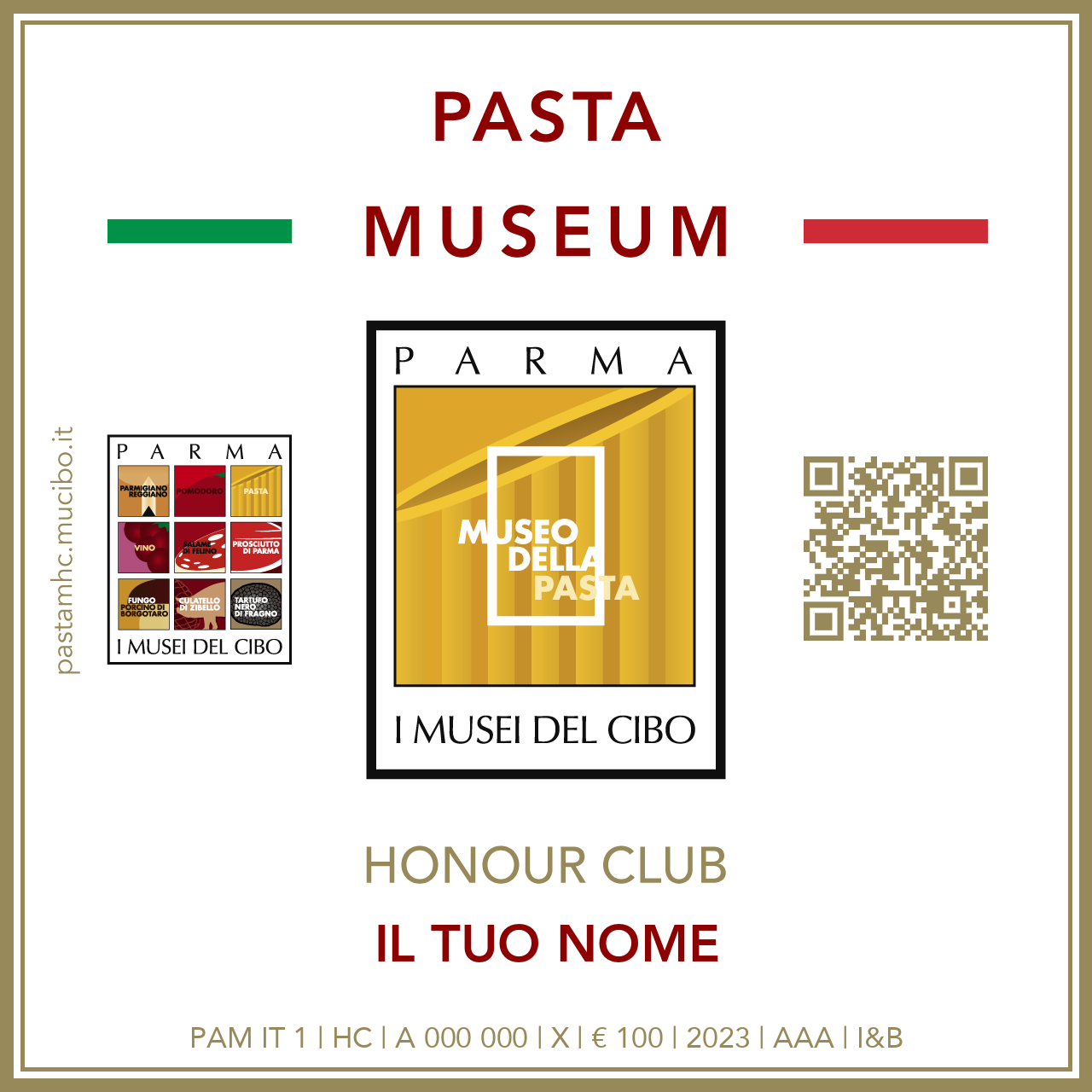 Token Pasta Museum Honour Club